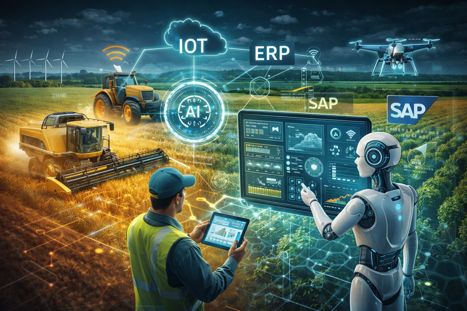 Operador cruzando dados de manutenção manual